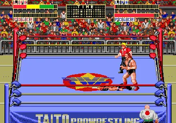 Champion Wrestler (World) screen shot game playing